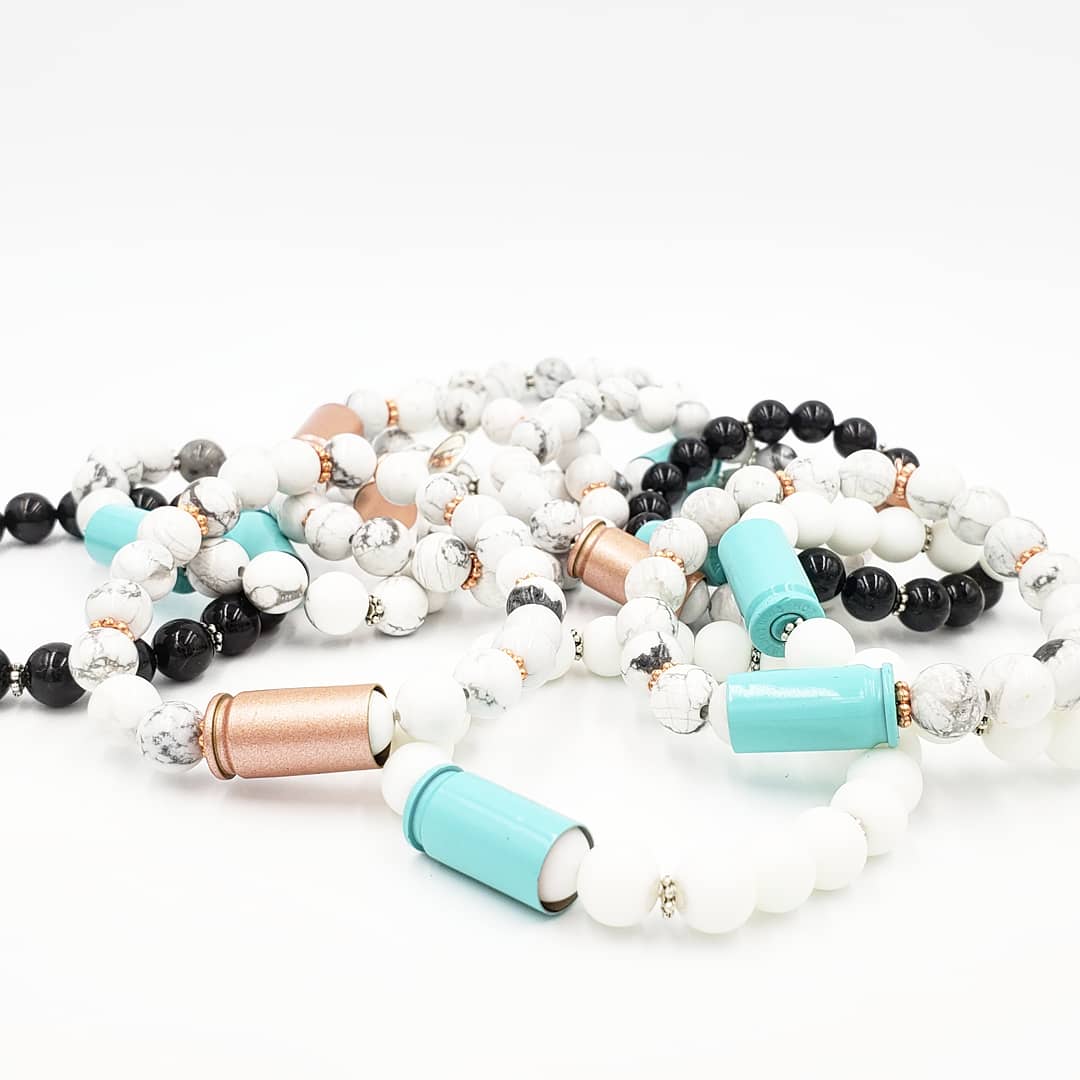 "Gun Candy" 9mm Bullet Bracelet Southern Bullets