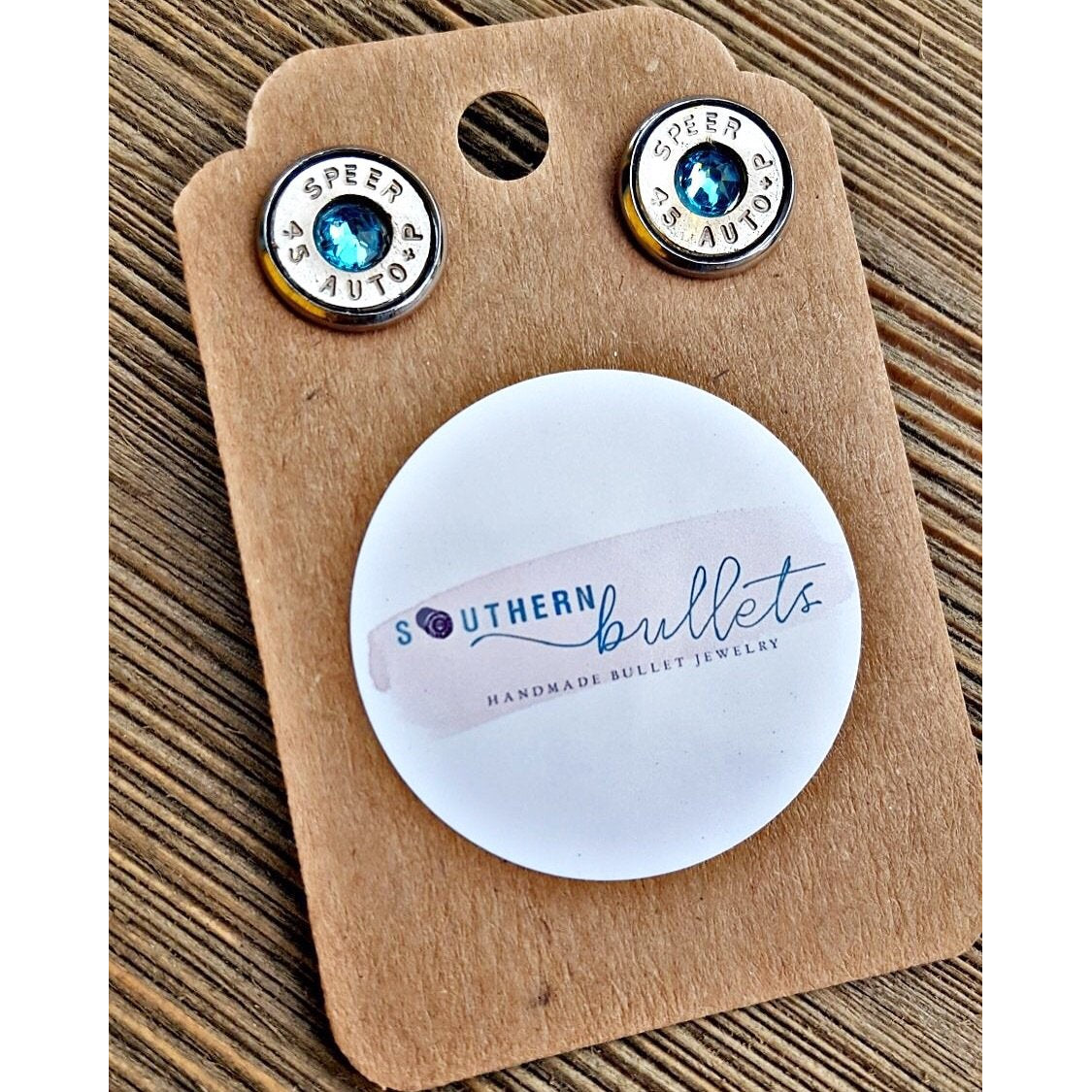 45acp Brass Earring Studs Southern Bullets