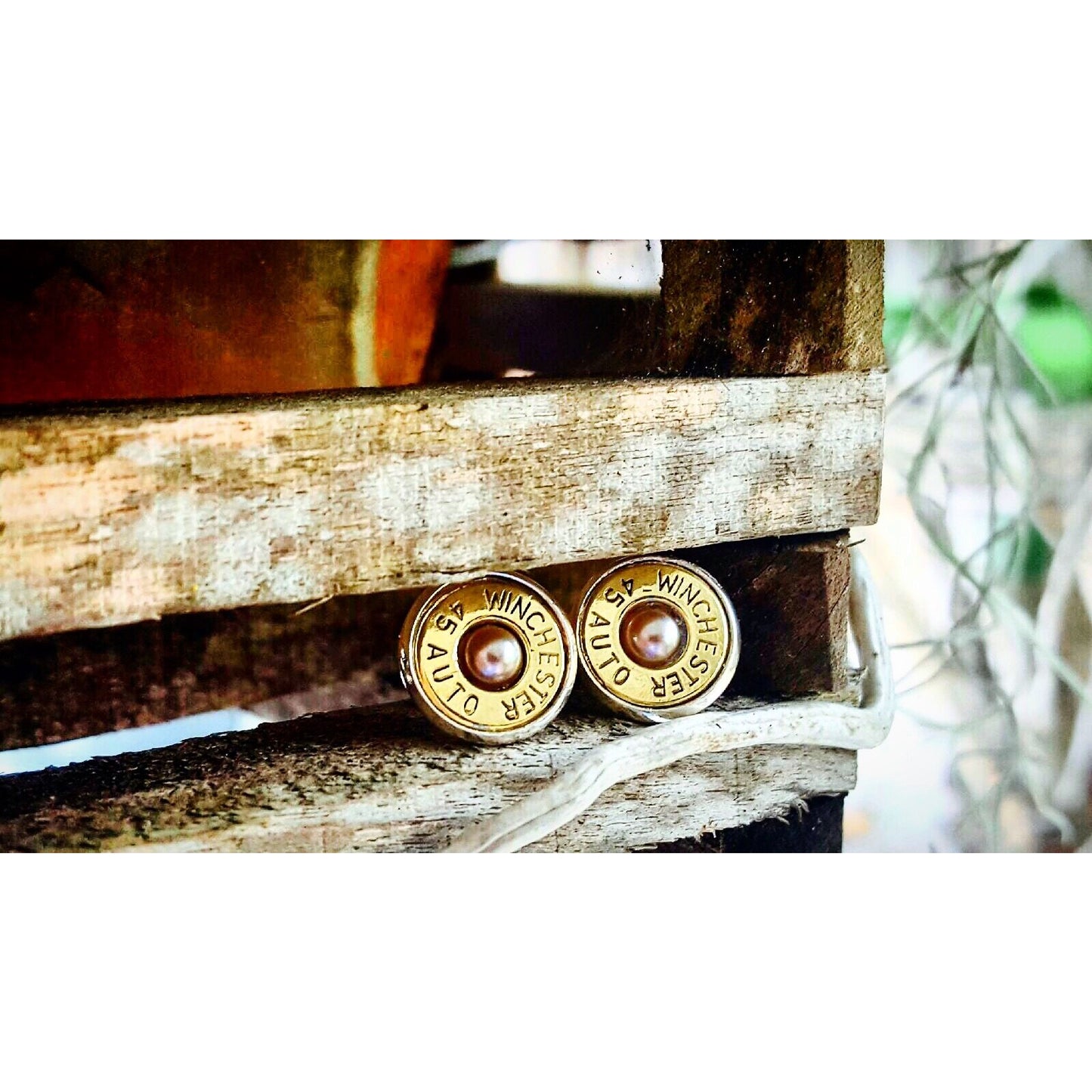 45acp Brass Earring Studs Southern Bullets