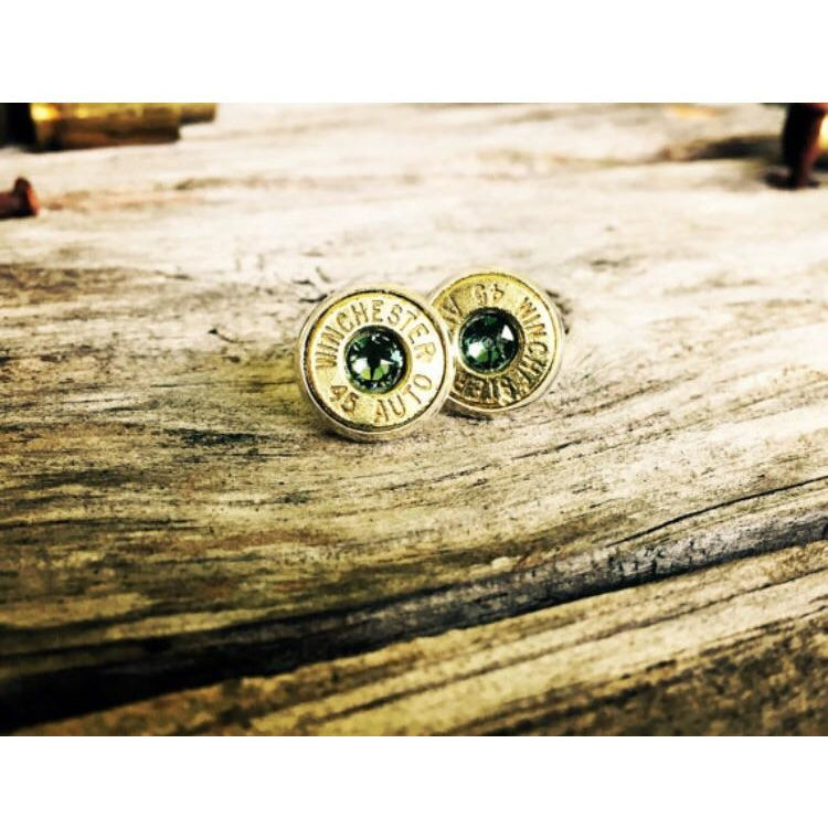 45acp Brass Earring Studs Southern Bullets