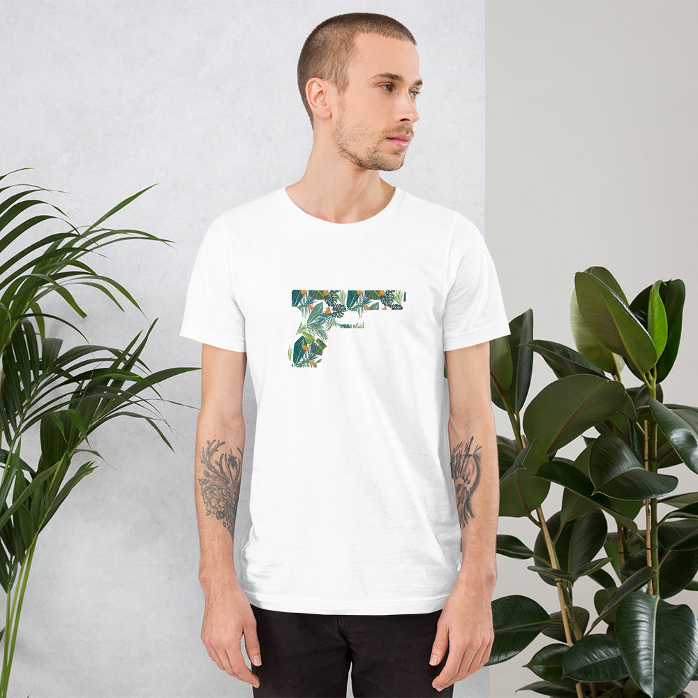"Tropic Glock" Short-Sleeve Unisex T-Shirt Southern Bullets