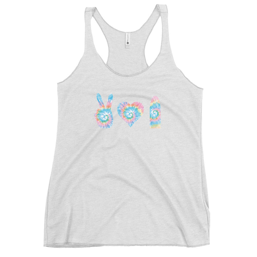 "Peace, Love & Pew" Women's Racerback Tank Southern Bullets