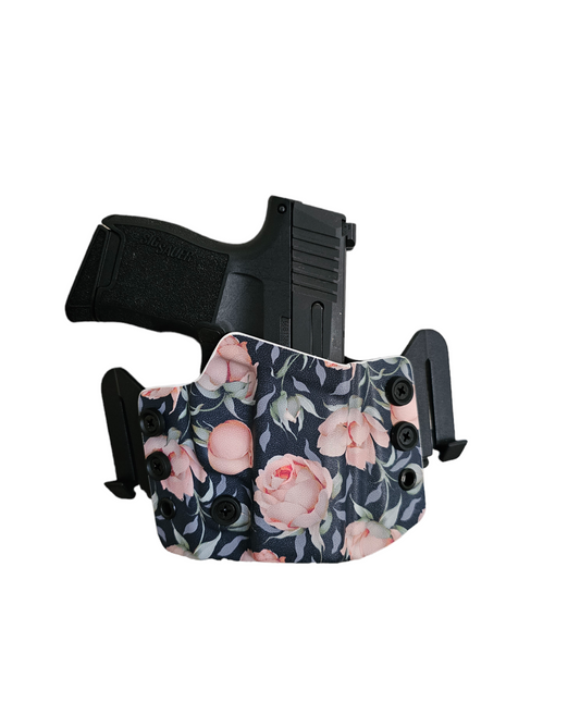 Exclusive Rose Print  Wingwomen OWB Holster