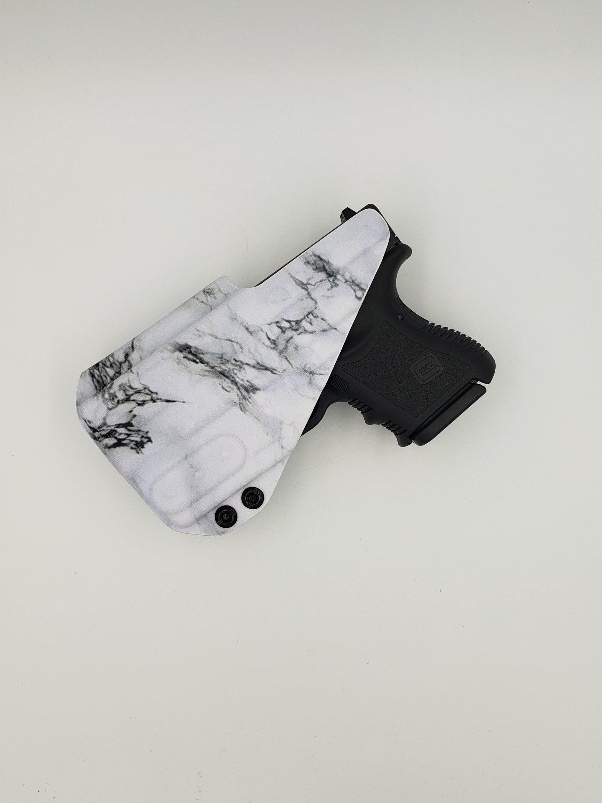 White Marble IWB Kydex Holster - Glock 26/27 W/TLR-6 Southern Bullets