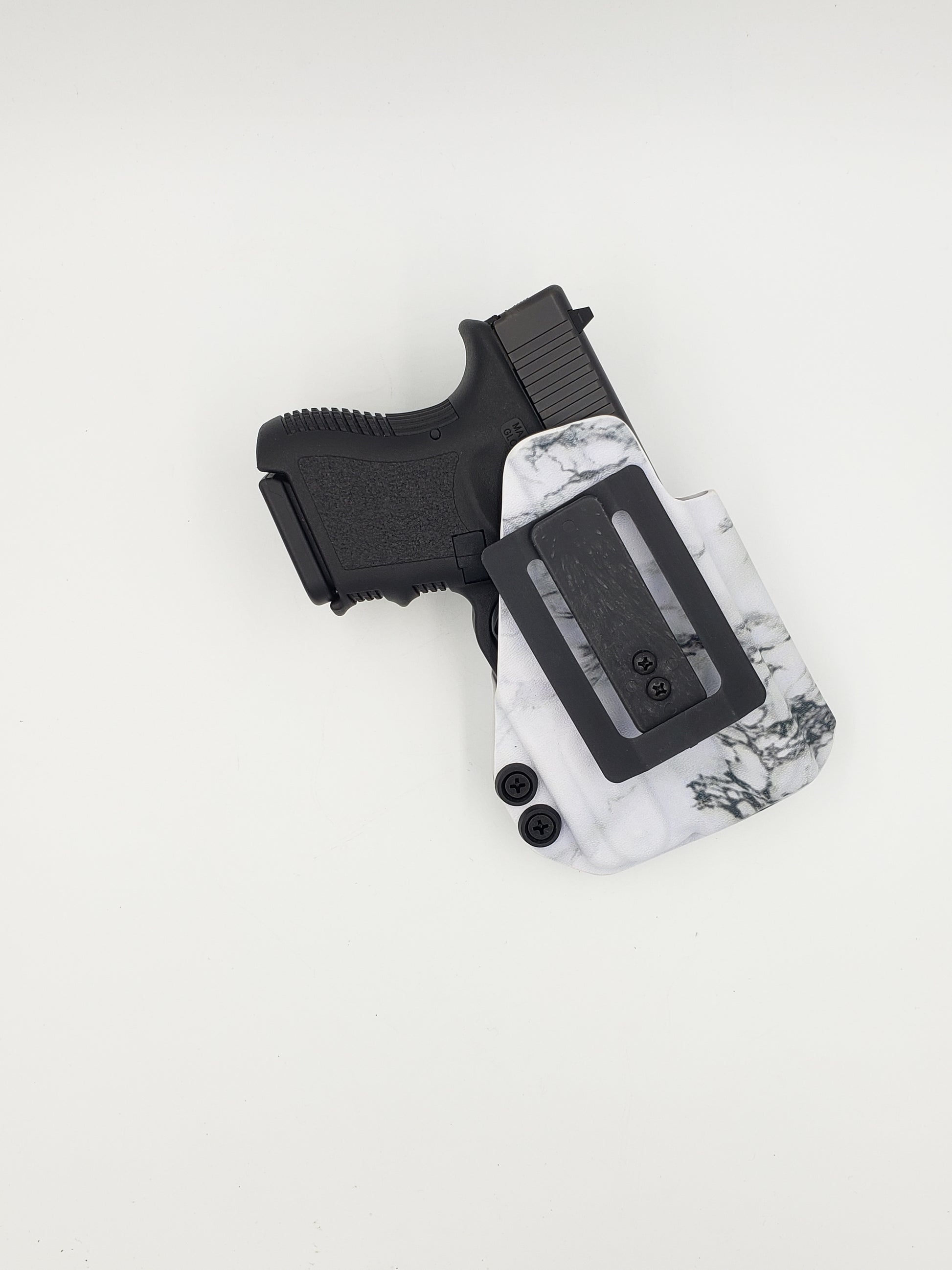 White Marble IWB Kydex Holster - Glock 26/27 W/TLR-6 Southern Bullets