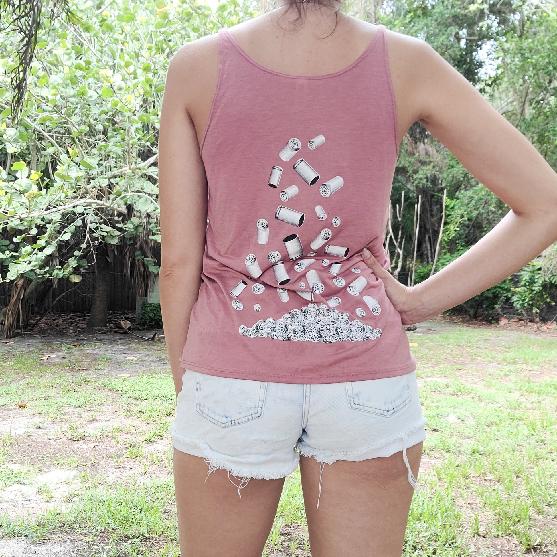 Southern Bullets CCW Tank Top - MAUVE Southern Bullets