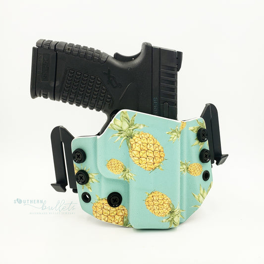 Teal Pineapple Wingwomen OWB Holster Southern Bullets