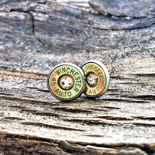 45acp Brass Earring Studs Southern Bullets