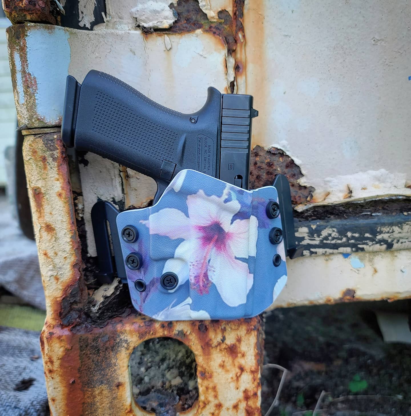 Hibiscus Flower Wingwomen OWB Holster Southern Bullets