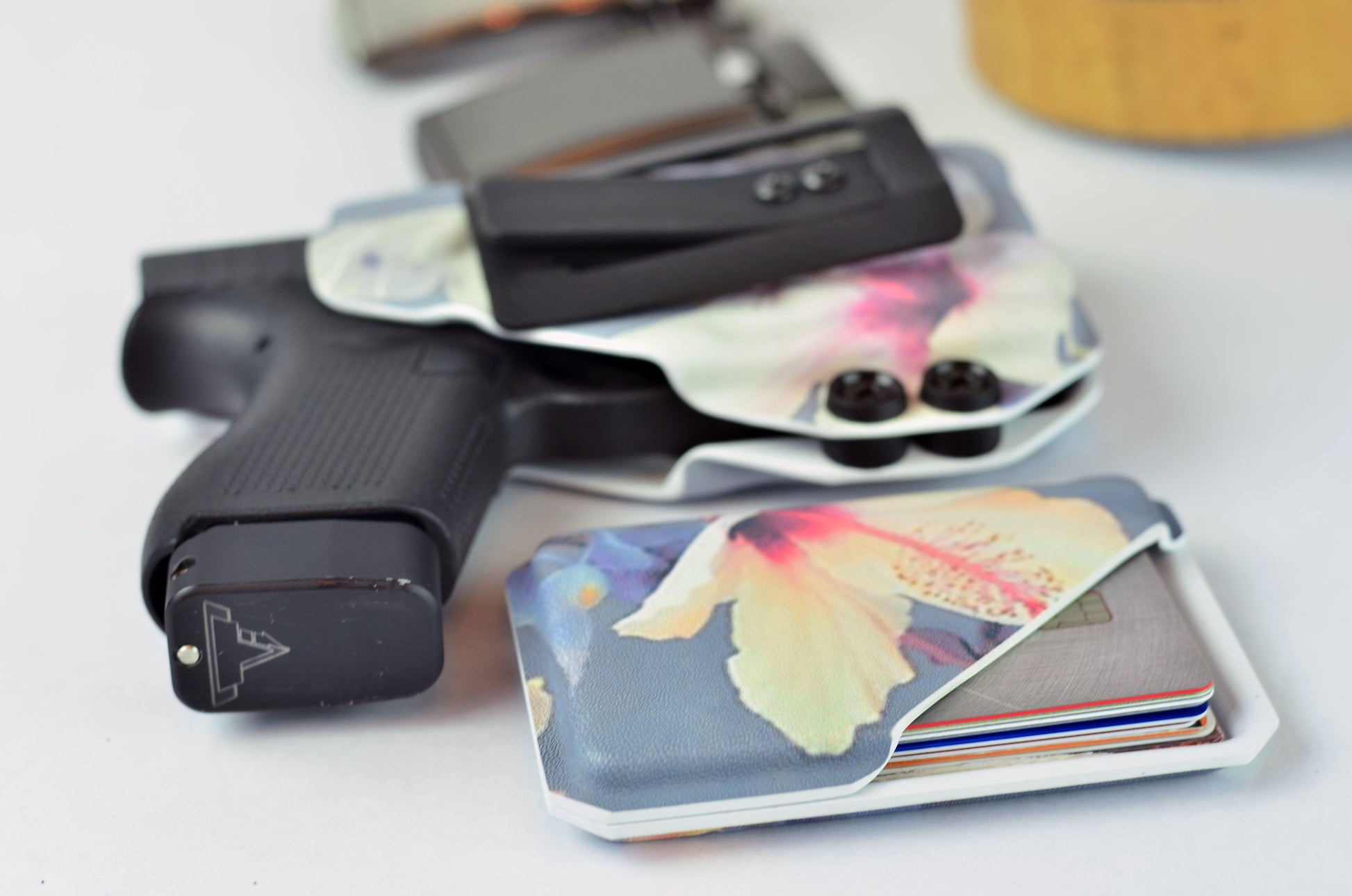 Hibiscus Flower Matching Wallet Southern Bullets