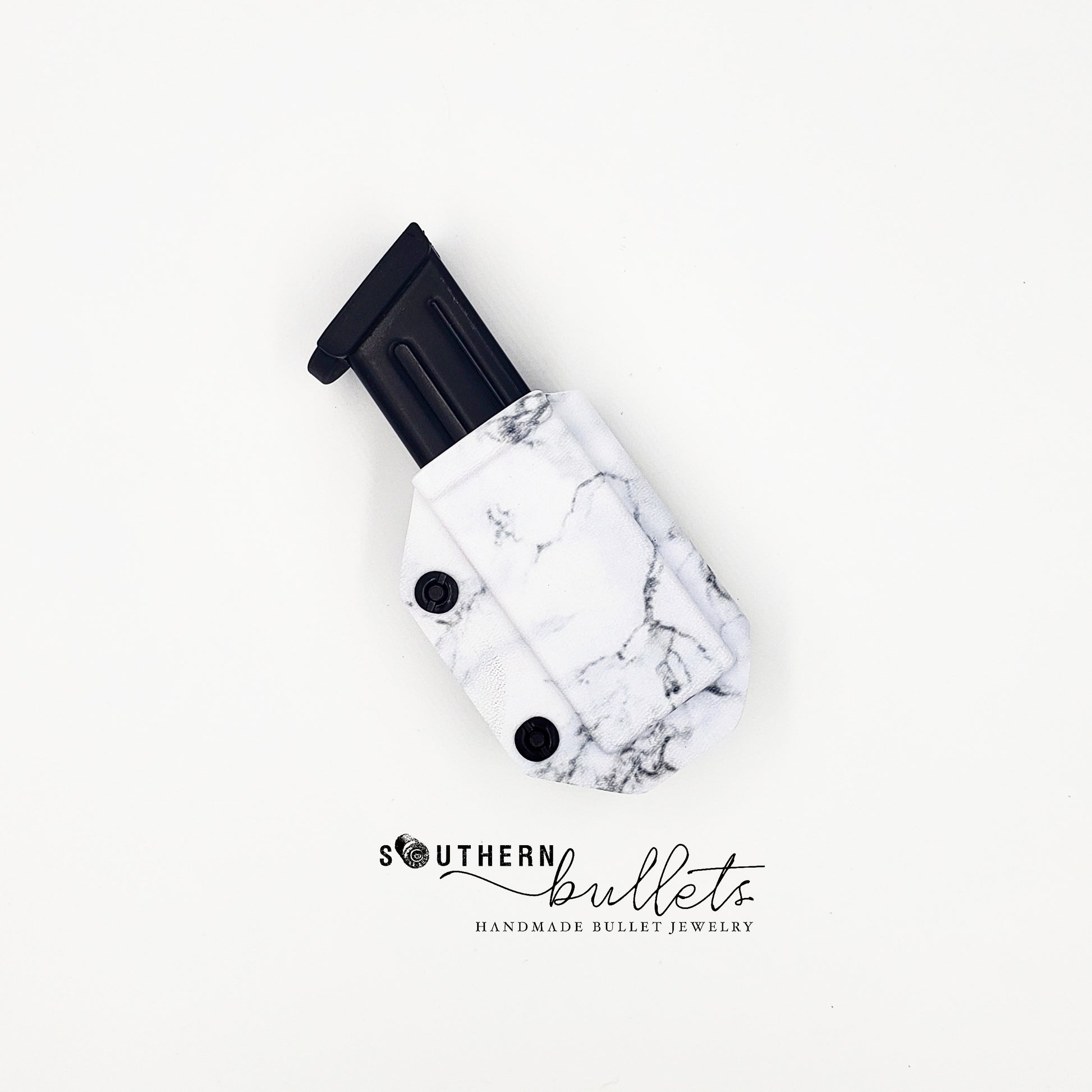 White Marble Fabriclip Magazine Carrier Southern Bullets