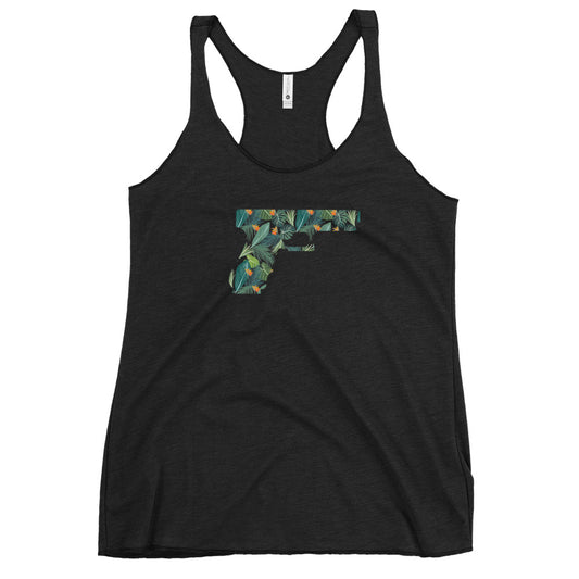 Women's "Tropic Glock" Racerback Tank Southern Bullets